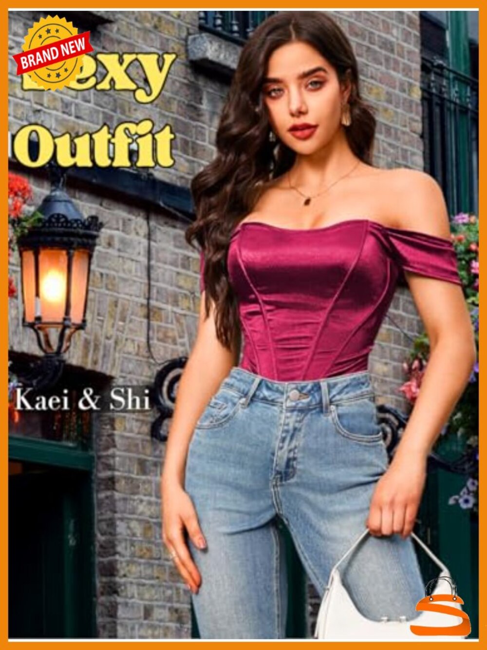 Satin Strapless Off Shoulder Corset Top Bustier - Picture 5 of 6